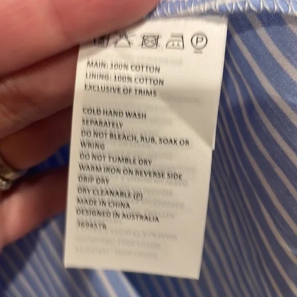 PALOMA STRIPE TOP IN LIGHT STR - Picture 8 of 10